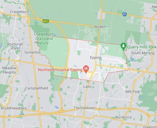 Epping map area