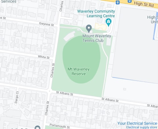 Mt Waverley map area