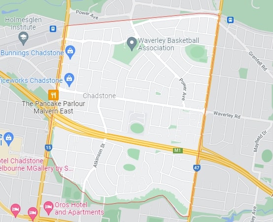Chadstone map area