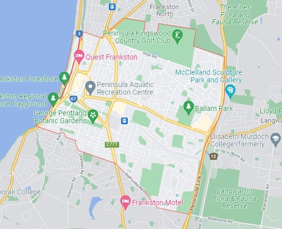 Frankston map area