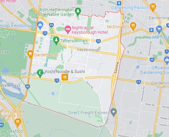 Keysborough map area