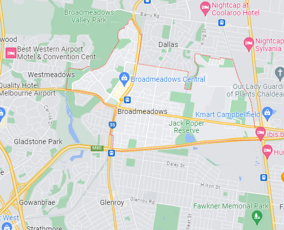 Broadmeadows map area