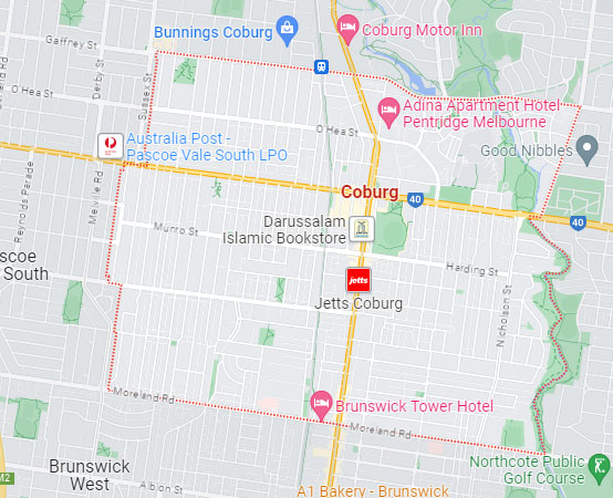 Coburg  map area
