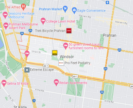 Windsor map area